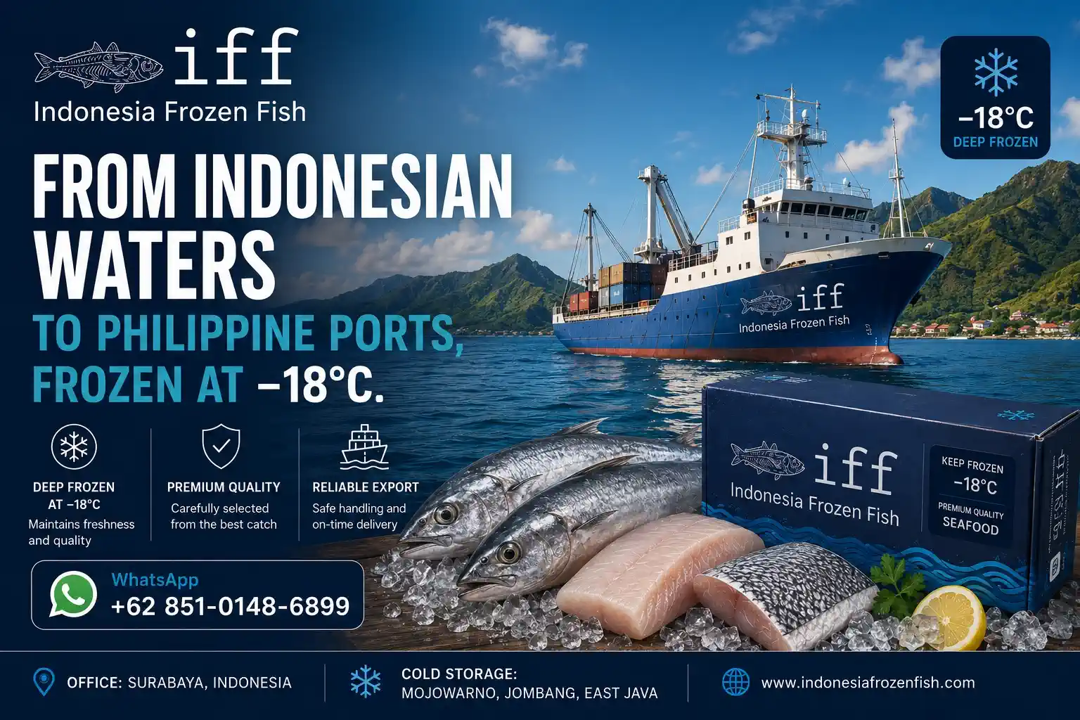 frozen fish exporter indonesia to philippines